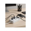 akım Korumalı Priz Ve Masaüstü Şarj İstasyonu Kablosuz 3 Priz ,4 Usb, 2 Type-c Girişli 2 Metre