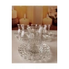 Alin Adela 6lı Cam Çay Tabağı Çay Tabak Altlığı (599)