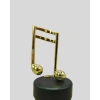 Altın Nota Figürlü Müzik Kutusu