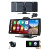 Android Ve İos Uyumlu Ön Arka Çift Kameralı Araç Ekranı Dokunmatik Carplay