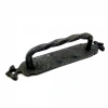 Antika Tarz Dekoratif Pirinç Burgulu Çekme Kol - 205x33 Mm, Oksit