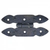 Antika Tarz Dekoratif Pirinç Düğmeli Menteşe - 117x57 Mm, Oksit