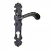 Antika Tarz Dekoratif Pirinç Okyanus Yale Kapı Kolu - 230x46 Mm, Oksit