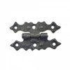 Antika Tarz Dekoratif Pirinç Yıldız Menteşe - 63x36 Mm, Oksit