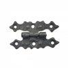 Antika Tarz Dekoratif Pirinç Yıldız Menteşe - 63x36 Mm, Oksit