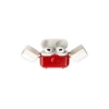 Apple Airpods 3 (3.nesil) Basmalı Kılıf - Kırmızı-beyaz