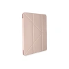 Apple İpad Pro 11 (2021) Kılıf Kalemlikli Hugo Tablet Kılıfı - Rose Gold