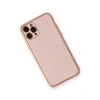 Apple İphone 11 Pro Kılıf Coco Deri Silikon Kapak - Pembe