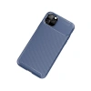 Apple İphone 11 Pro Max Kılıf Auto Focus Karbon Kapak - Lacivert