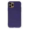 Apple İphone 11 Pro Max Kılıf Nano İçi Kadife Silikon - Mor