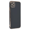 Apple İphone 11 Pro Max Kılıf Volet Silikon - Siyah