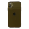Apple İphone 12 Kılıf Fly Lens Silikon - Siyah
