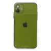 Apple İphone 12 Kılıf Fly Lens Silikon - Yeşil