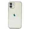 Apple İphone 12 Kılıf Razer Lensli Silikon - Gümüş