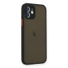Apple İphone 12 Mini Kılıf Montreal Silikon Kapak - Siyah