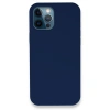 Apple İphone 12 Pro Kılıf Lansman Legant Silikon - Lacivert