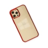 Apple İphone 12 Pro Max Kılıf Element Silikon - Kırmızı