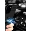 Apple İphone 12 Pro Max Kılıf Range Yüzüklü Silikon - Siyah-kırmızı