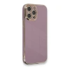 Apple İphone 12 Pro Max Kılıf Volet Silikon - Mor