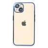 Apple İphone 13 Kılıf Razer Lensli Silikon - Açık Mavi