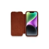 Apple İphone 13 Pro Kılıf Dolpin Kapaklı - Kahverengi