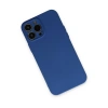 Apple İphone 13 Pro Kılıf Nano İçi Kadife Silikon - Lacivert
