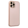 Apple İphone 13 Pro Max Kılıf Coco Karbon Silikon - Pembe