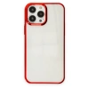 Apple İphone 13 Pro Max Kılıf Element Silikon - Kırmızı