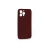 Apple İphone 13 Pro Max Kılıf Lansman Legant Silikon - Bordo