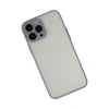 Apple İphone 13 Pro Max Kılıf Montreal Silikon Kapak - Gri