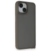 Apple İphone 14 Kılıf Elegant Kapak - Titan Gri