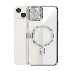 Apple İphone 14 Kılıf Joke Simli Magneticsafe Kılıf - Siyah