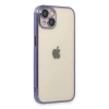 Apple İphone 14 Kılıf Razer Lensli Silikon - Mor