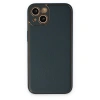 Apple İphone 14 Plus Kılıf Coco Deri Silikon Kapak - Yeşil