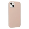 Apple İphone 14 Plus Kılıf Nano İçi Kadife Silikon - Pudra