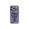 Apple İphone 14 Pro Kılıf Apollo Magneticsafe Desenli Kapak - Apollo Mor - 3