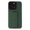 Apple İphone 14 Pro Kılıf Mega Standlı Silikon - Yeşil