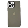 Apple İphone 14 Pro Kılıf Pc Sert Şeffaf Kapak - Siyah