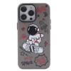 Apple İphone 14 Pro Max Kılıf Prada Desenli Kapak - Prada Siyah - 1