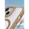 Apple İphone 15 Plus Kılıf Enka Magsafe Silikon Kılıf - Desert