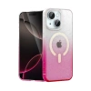 Apple İphone 15 Plus Pummel Shiny Magsafe Kapak - Pembe