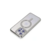 Apple İphone 15 Pro Kılıf Joke Simli Magneticsafe Kılıf - Gümüş