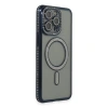 Apple İphone 15 Pro Kılıf Joke Simli Magneticsafe Kılıf - Lacivert