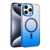 Apple İphone 15 Pro Max Glossy Magsafe Kapak - Mavi