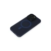 Apple İphone 15 Pro Max Kılıf Lodos Magneticsafe Mat Kapak - Mavi