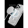 Apple İphone 15 Pro Max Kılıf Tron Şeffaf Magsafe Kapak - Şeffaf