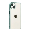 Apple İphone 15 Razer Lensli Silikon - Yeşil