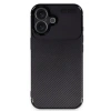 Apple İphone 16 Kılıf Auto Focus Karbon Kapak - Siyah