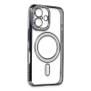 Apple İphone 16 Kılıf Joke Simli Magneticsafe Kılıf - Siyah
