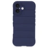 Apple İphone 16 Kılıf Optimum Silikon - Lacivert